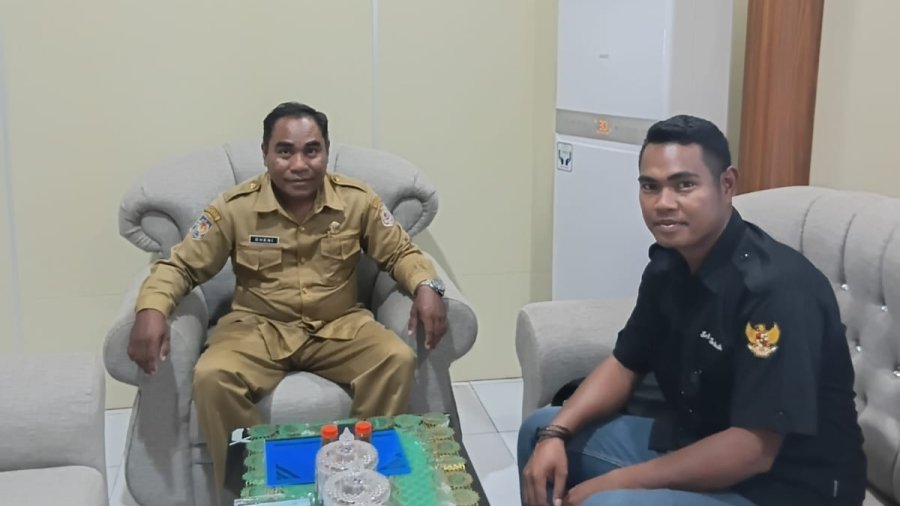 Pastikan Stok Pangan Ramadhan Aman, Ansor Tikep Silaturahmi ke Dinas Pangan Maluku Utara